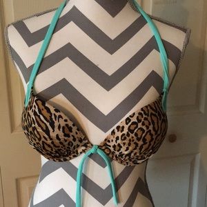 VS leopard swim top